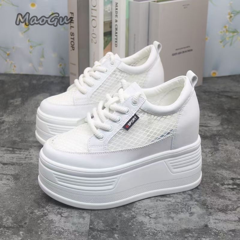 Sewing Net - Tenis De Mujer Sepatu Platform Jaring