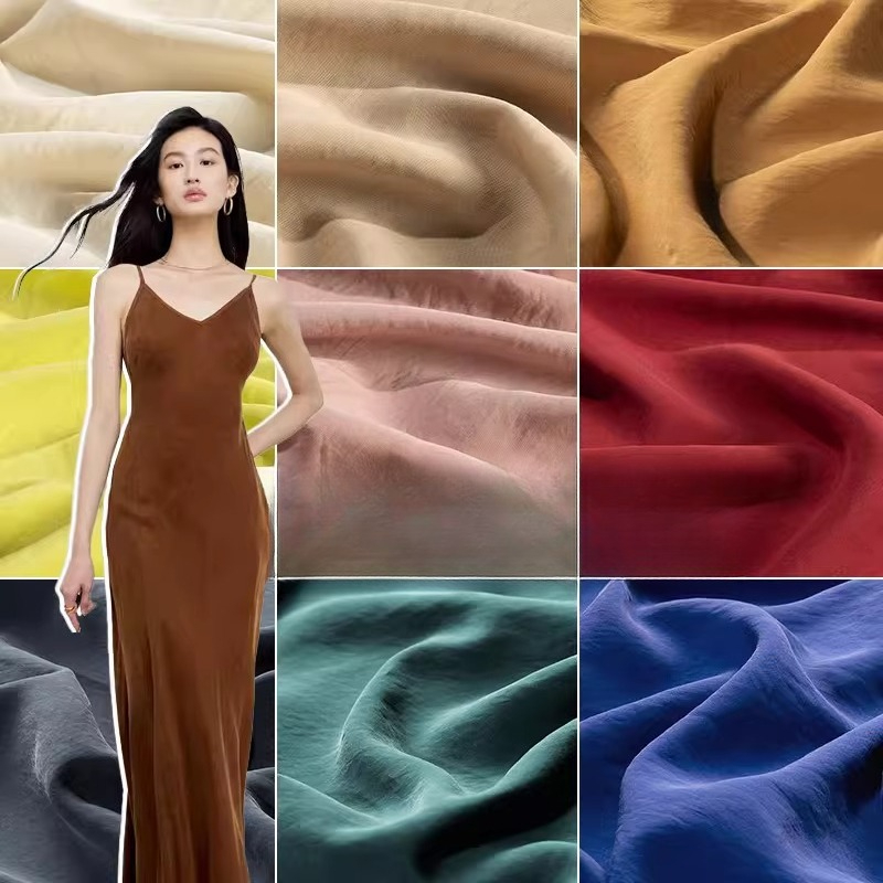 Sewing Recycling - Kain Cupro yang dicuci dengan pasir