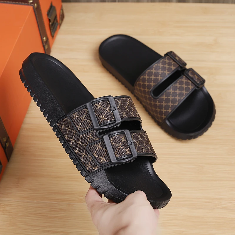 Sewing Latex - Sandal pria, sepatu kasual, pantai, luar
