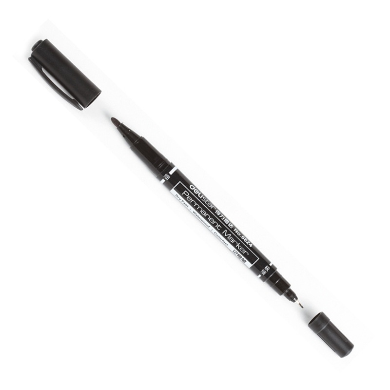 Deli 0.5Mm/1Mm Ujung Ganda Ker - Fabric Marking Pen ulasan dan harga