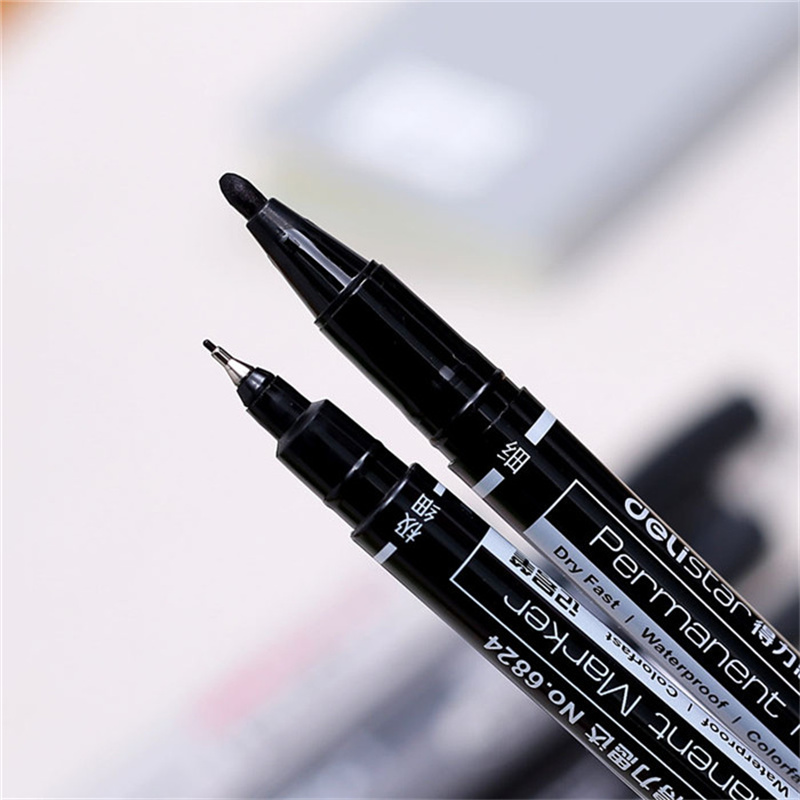 Deli 0.5Mm/1Mm Ujung Ganda Ker - Fabric Marking Pen ulasan dan harga
