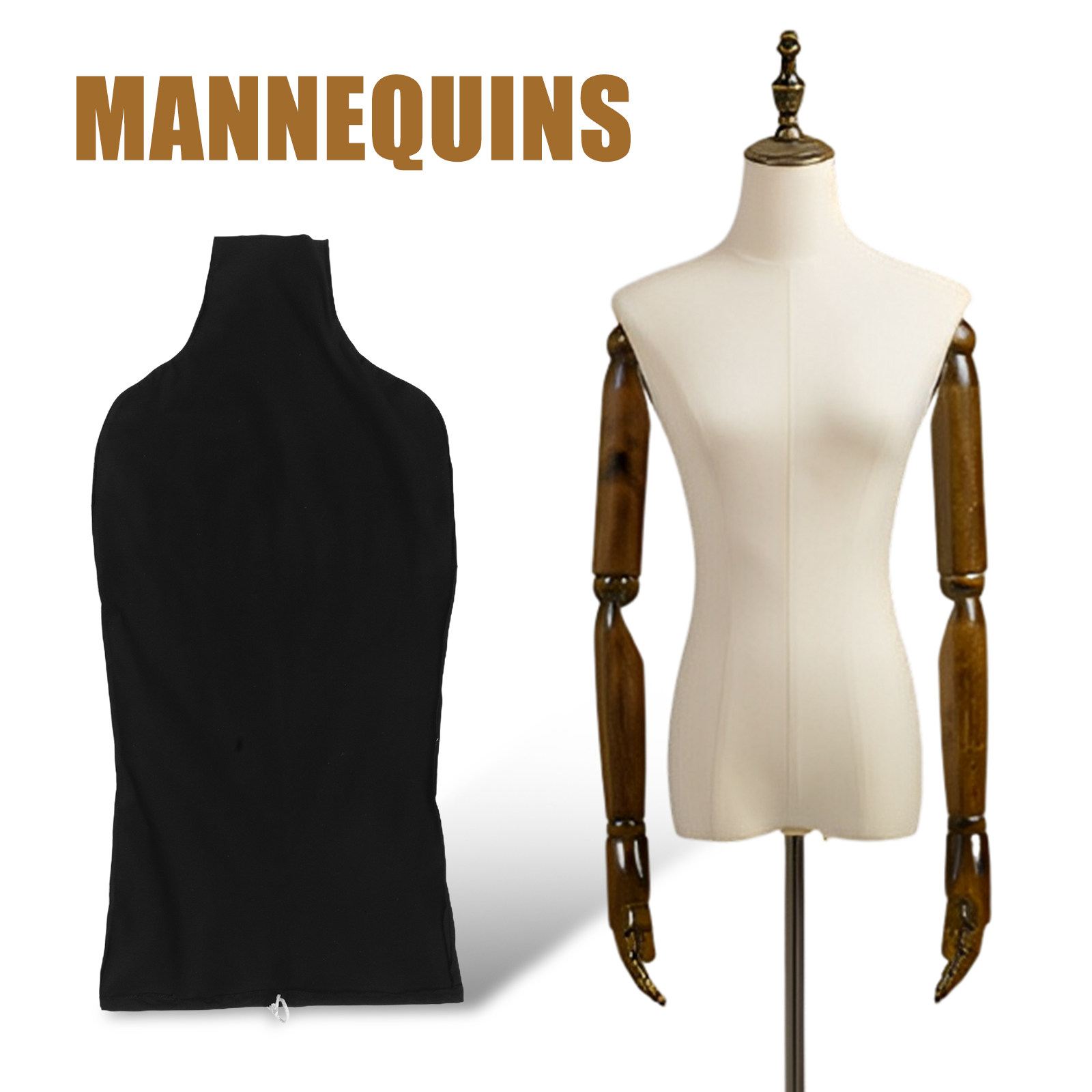 2Pcs Sarung Kain untuk Manekin - Dress Form Mannequin ulasan dan harga
