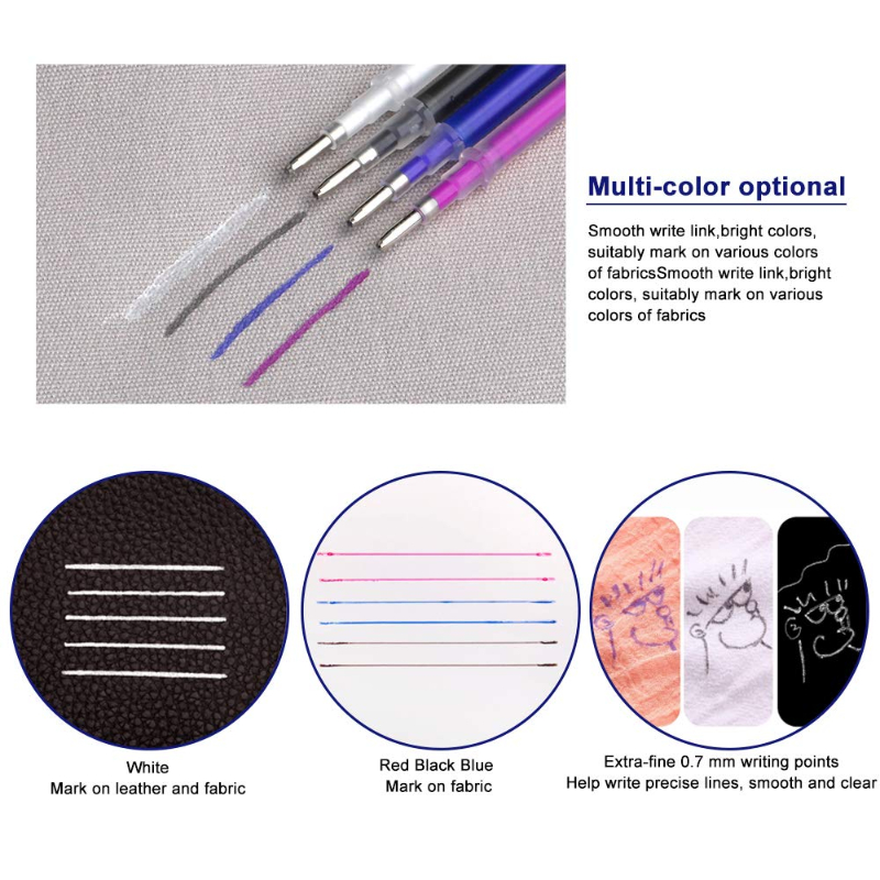 103 Buah/Set Pena Spidol Isi U - Fabric Marking Pen ulasan dan harga