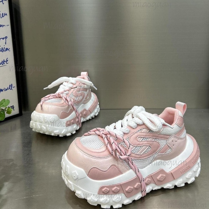 Sepatu Sneakers Platform Chunk - Sewing Net ulasan dan harga