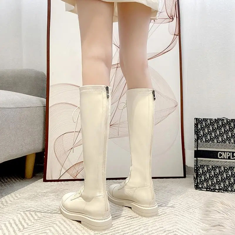 Sepatu Boots Wanita Tinggi Sel - Sewing Fleece ulasan dan harga