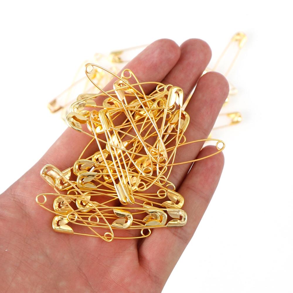 100Pcs 22/28/38/45/54Mm Perak  - Sewing Tas ulasan dan harga