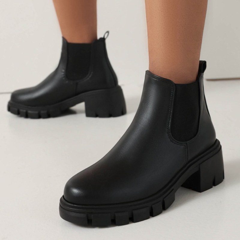 Sepatu Boots Wanita Hitam Musi - Sewing Fleece ulasan dan harga