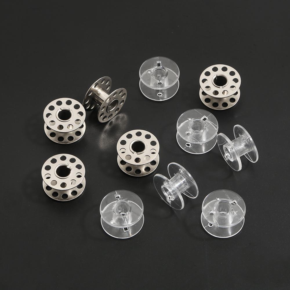 10 Pcs Besi Logam Bobbins Spul - Sewing Machine Yarn ulasan dan harga