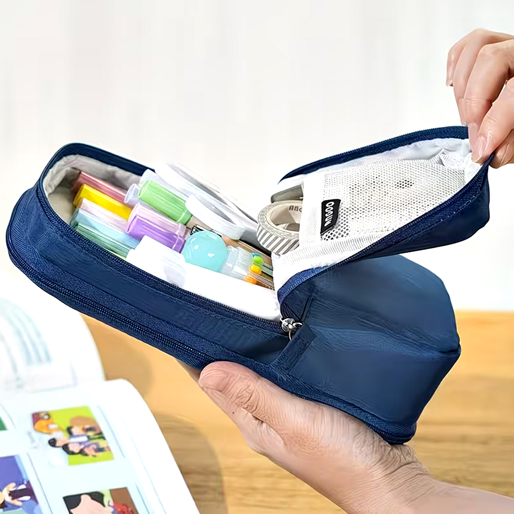 Kotak Pensil Tas Sekolah Kecil - Fabric Marking Pen ulasan dan harga