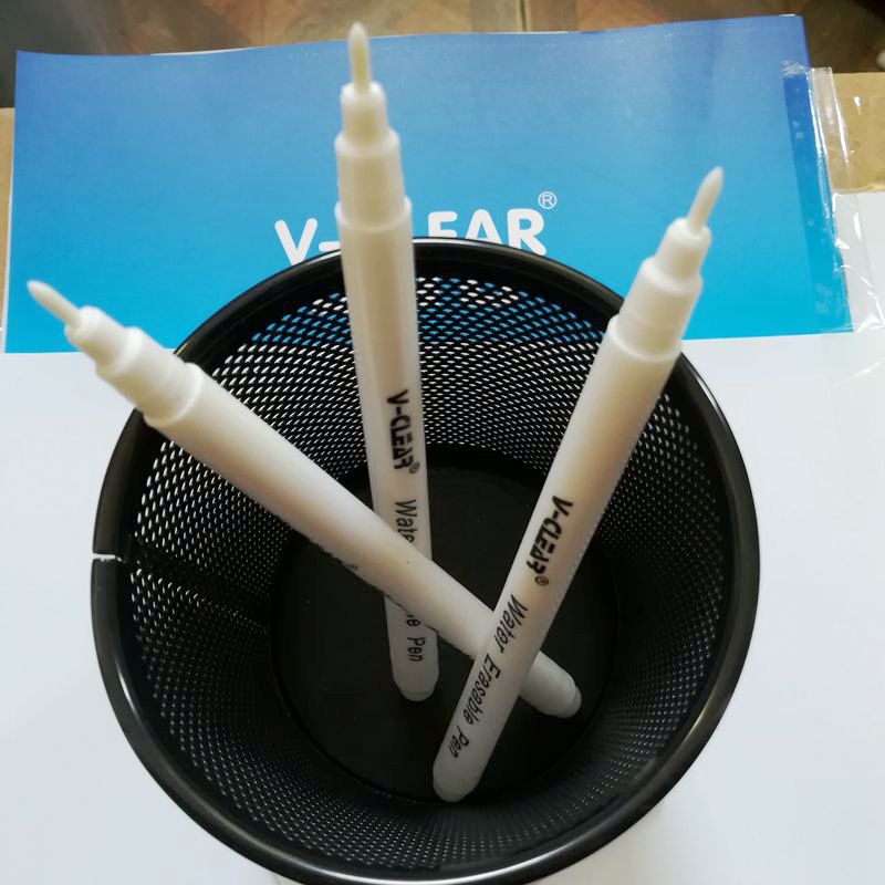 VCLEAR pena larut air warna pu - Fabric Marking Pen ulasan dan harga