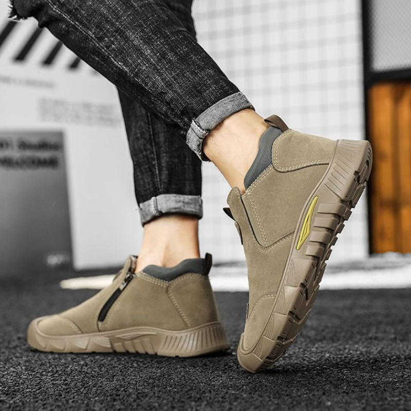 Sepatu Kerja Termal Pria 2025  - Sewing Fleece ulasan dan harga