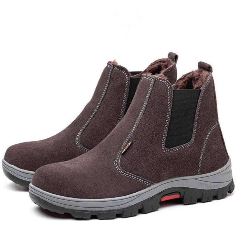 Sepatu Las Kulit Sapi Berlapis - Sewing Fleece ulasan dan harga