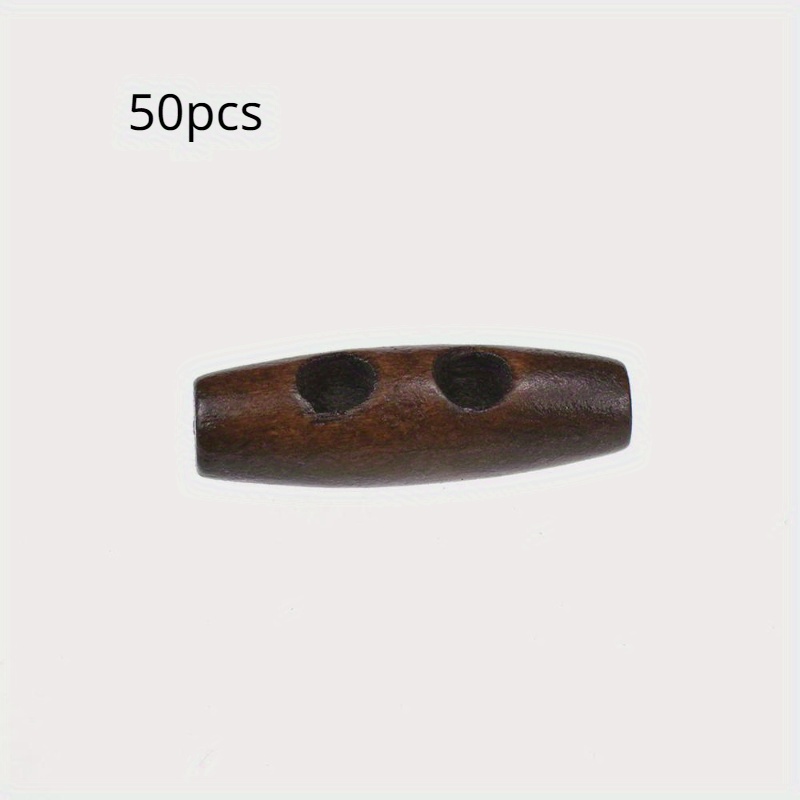 50 Buah Kancing Toggle Kayu Da - Sewing Recycling ulasan dan harga