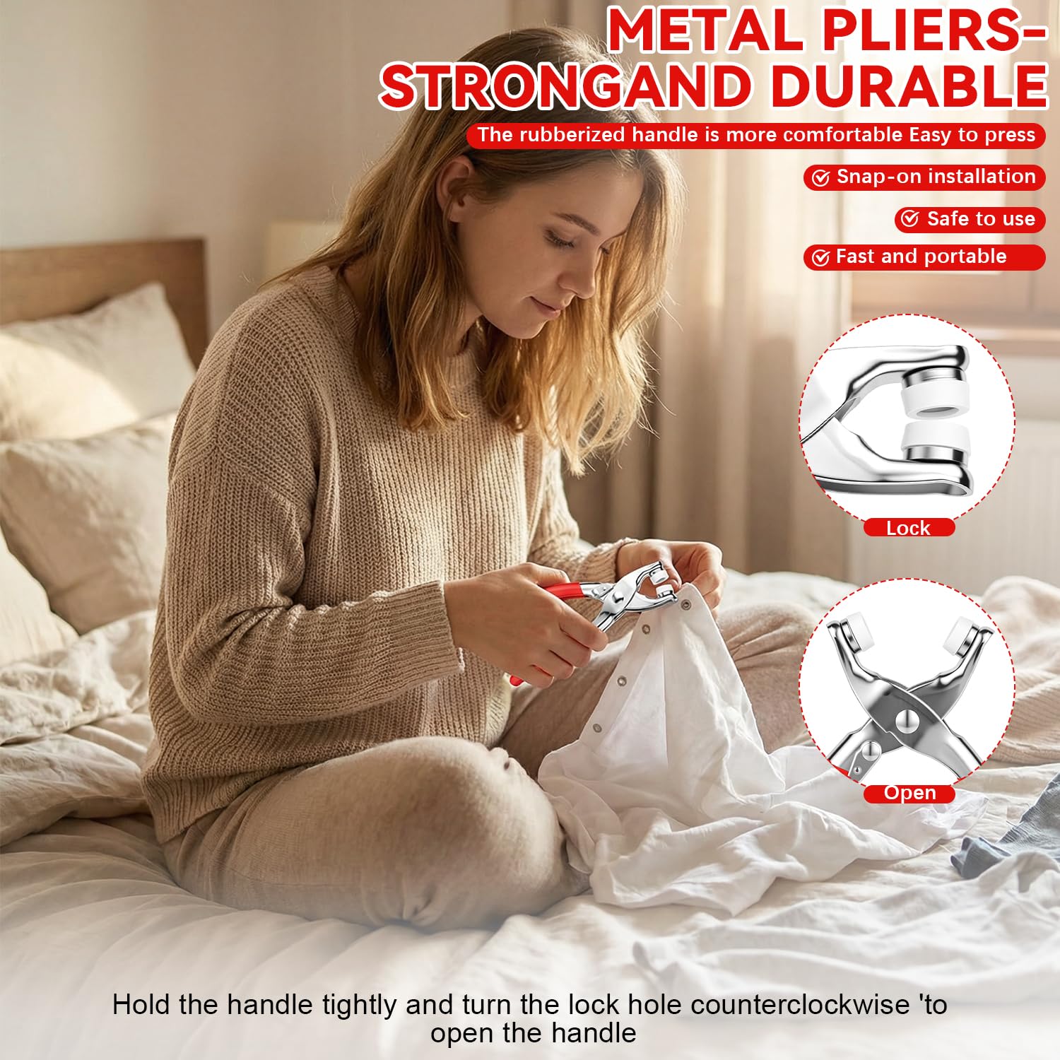 Perlengkapan Menjahit dengan 1 - Snap Button Plier ulasan dan harga