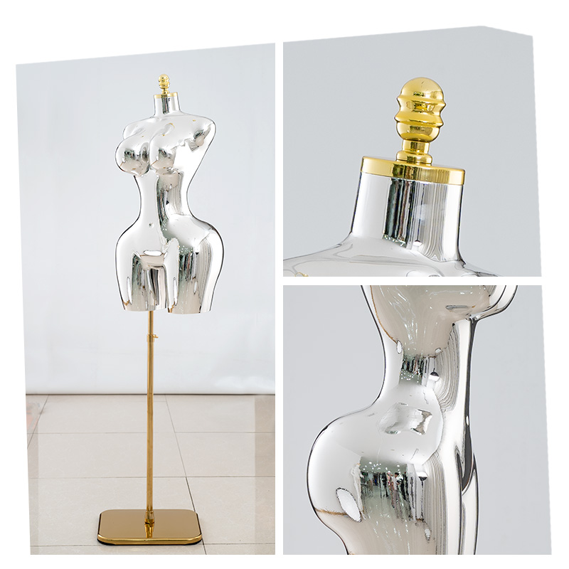 Manekin butik warna emas krom  - Dress Form Mannequin ulasan dan harga