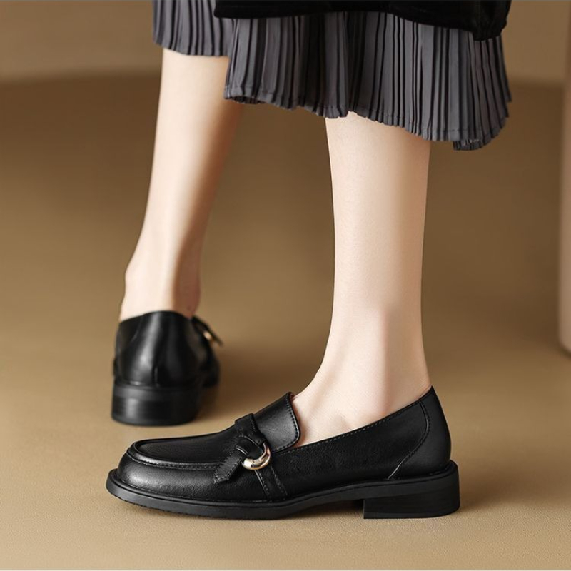 Sepatu Loafer Wanita Kulit Asl - Sewing Latex ulasan dan harga