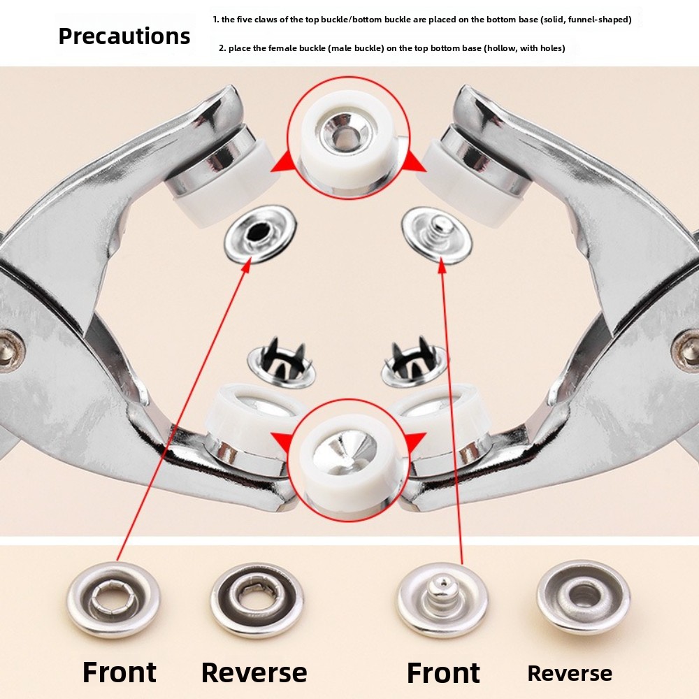 Alat Penjepit Rivet Tekan Tang - Snap Button Plier ulasan dan harga