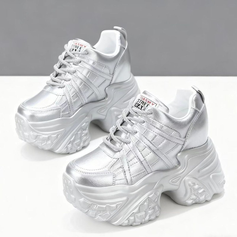 Sepatu Sneakers Platform Wedge - Sewing Net ulasan dan harga